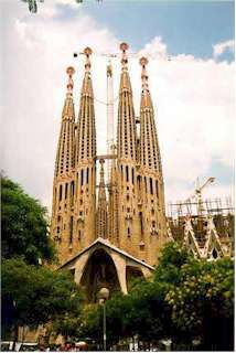 Sagrada Familia in Barcelona, ein absolut monumentales Bauwerk
