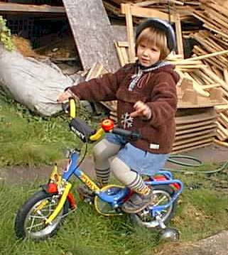 Hannas neues Fahrrad