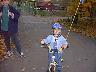 Hannas Fahrrad ohne Sttzrder
