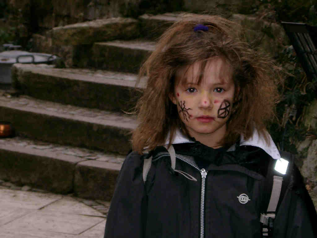 02/2003 Hanna als Hexe beim Fasching