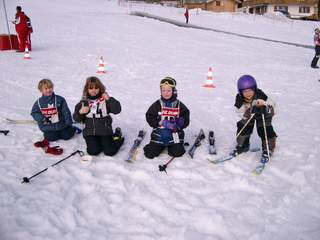 Am Ende des Skikurs gab es auch noch das Abschlussrennen 03/2003